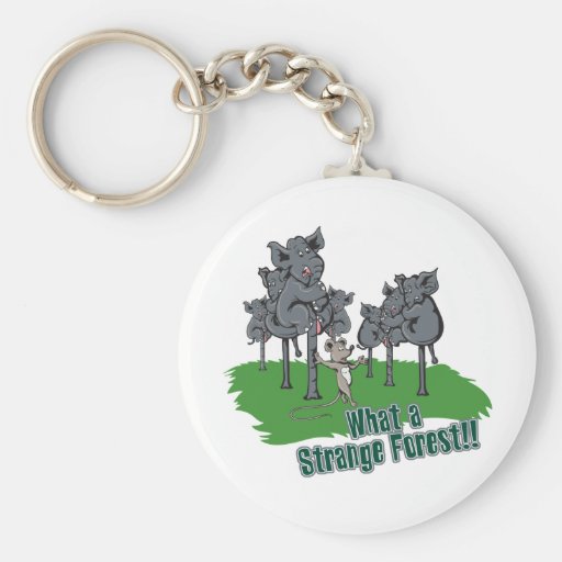 elephants scared of mouse funny forest vector cart key chain