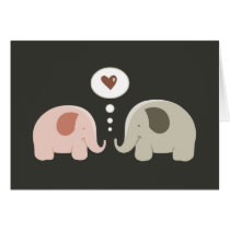 Elephants Soul Mates card