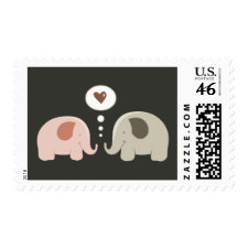 Elephants Soul Mates stamps stamp