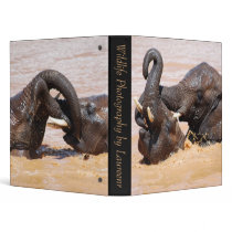 Elephants water world vinyl binders