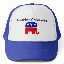 elephantsymbol, America is better off voting Re... hats