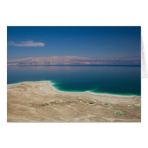 Elevated view of the Dead Sea Greeting Card