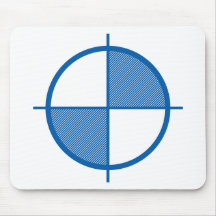 Elevation Symbol Mousepad (blue)