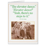 Elevator Dance Card