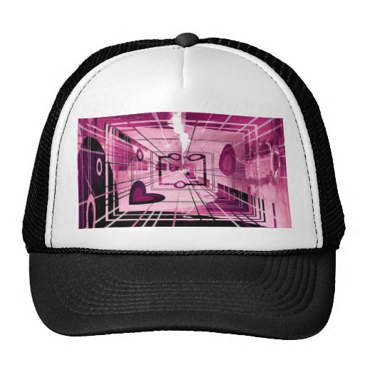 Elevator Down Abstract Hat