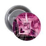 Elevator Down Abstract Pinback Buttons