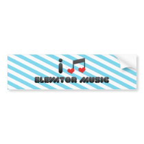 Elevator Music Bumper Stickers