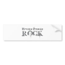 Elevator Persons Rock Bumper Stickers