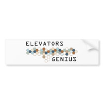 Elevators Genius Bumper Stickers