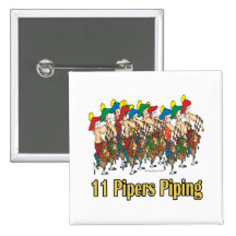 eleven pipers piping  11th day of christmas
