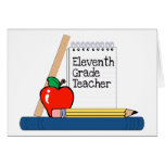 Eleventh Grade Teacher (Notebook) Greeting Card