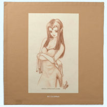 Elf (anime style) american mojo napkins