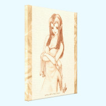 Elf (anime style) canvas prints