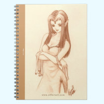 Elf (anime style) notebooks