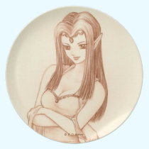 Elf (anime style) plates