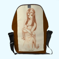 Elf (anime style) rickshaw messenger bags