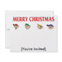 Elf Assembly invitations