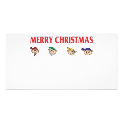 Elf Assembly photo cards