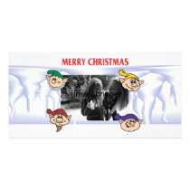 Elf Assembly photo cards
