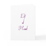 Elf at Heart Greeting Card