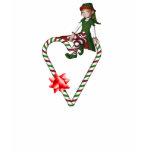 Elf Candy Cane Heart Christmas Holiday Kids Shirt Elf Candy Cane Heart Christmas Holiday Kids Shirt