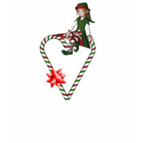Elf Candy Cane Heart Christmas Holiday Kids Shirt by SmilinEyesTreasures Elf Candy Cane Heart Christmas Holiday Kids Shirt