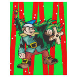 Elf Carrying Christmas Tree flyers