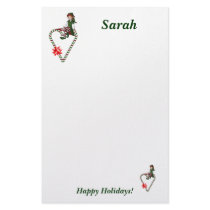 Elf Christmas Personalized Stationery Note Paper