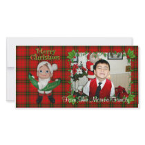 Elf Christmas Photo Card