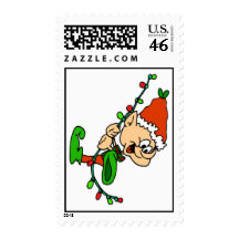 Elf Christmas Postage