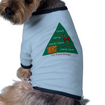 Elf Food Groups Pet Tshirt