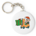 Elf Forklift keychains