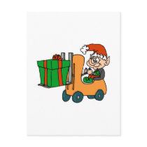 Elf Forklift Post Cards