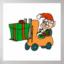 Elf Forklift Posters