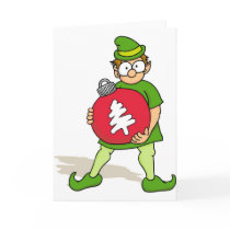 Elf Holding a bulb cards by wislander Elf Holding a bulb cards