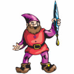 Elf Holding Blue Christmas Ornament Photo Cutout