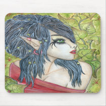 Elf in Ivy Mousepad