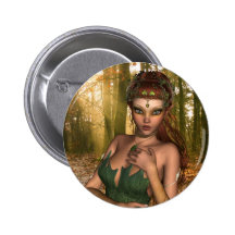 Elf in Woods Button