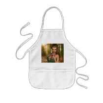 Elf in Woods Children's Apron