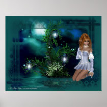 Elf Island Fantasy Poster Print
