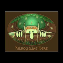 Elf Kilroy Postcard 2