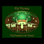 Elf Kilroy Print posters