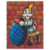 Elf Leaning On Christmas Ornament Flyer