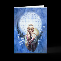 Elf Madonna Card by geo_barr Elf Madonna Card