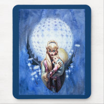 Elf Madonna Mousepad by geo_barr Elf Madonna Mousepad