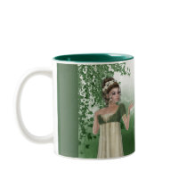 Elf Magic in Grass Field with Hummingbirds mugs