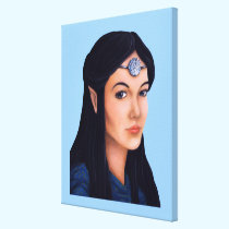 Elf princess canvas prints