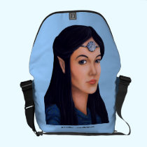 Elf princess rickshaw messenger bags
