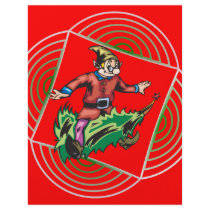 Elf Sitting On Christmas Tree Custom Flyer