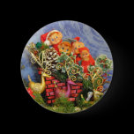 Elf Sleigh buttons